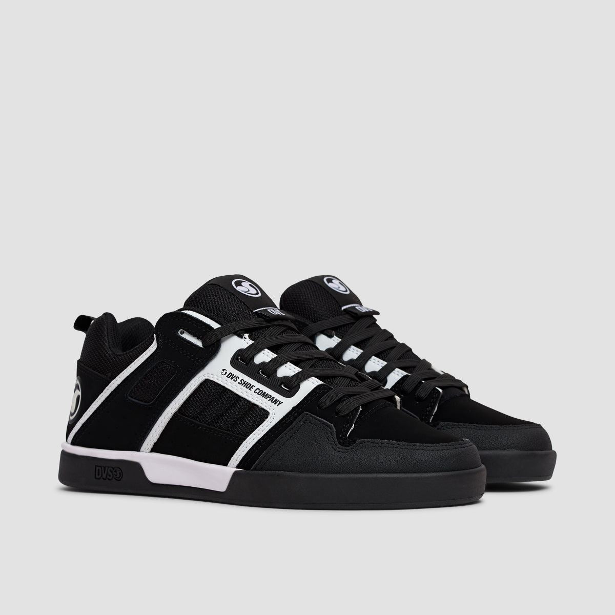 DVS Comanche 2.0+ Shoes - Black/White/Black Nubuck