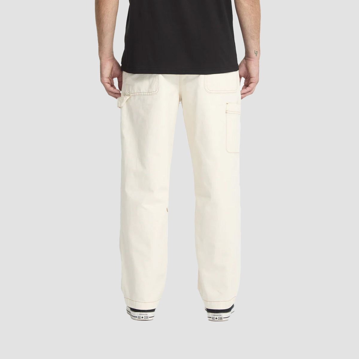 Volcom Kraftsman Loose Fit Jeans Dirty White