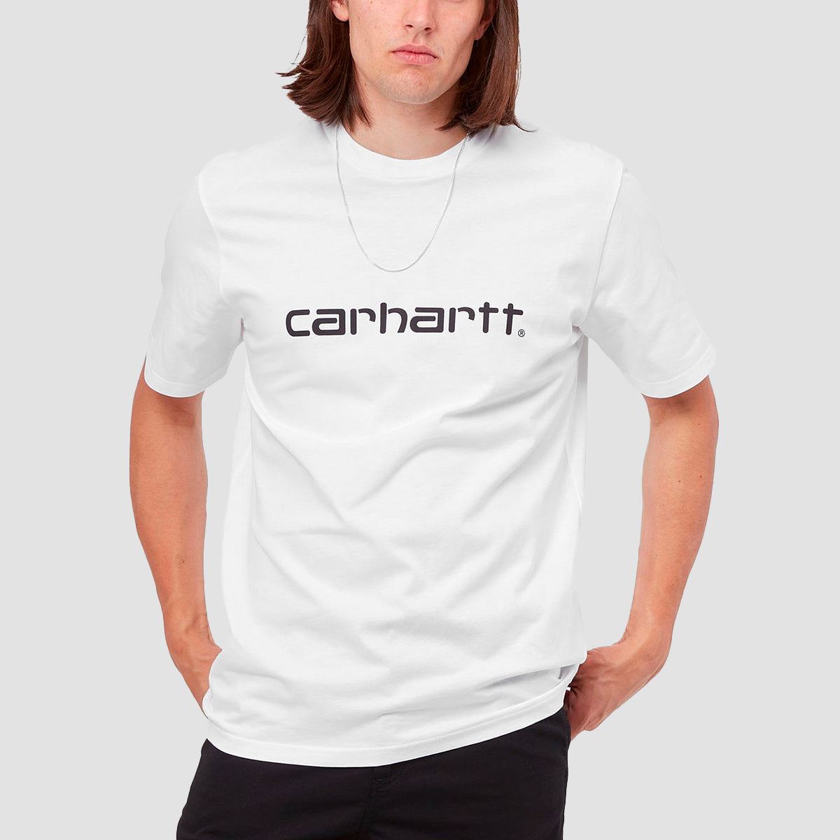 Carhartt WIP Script T-Shirt White/Black