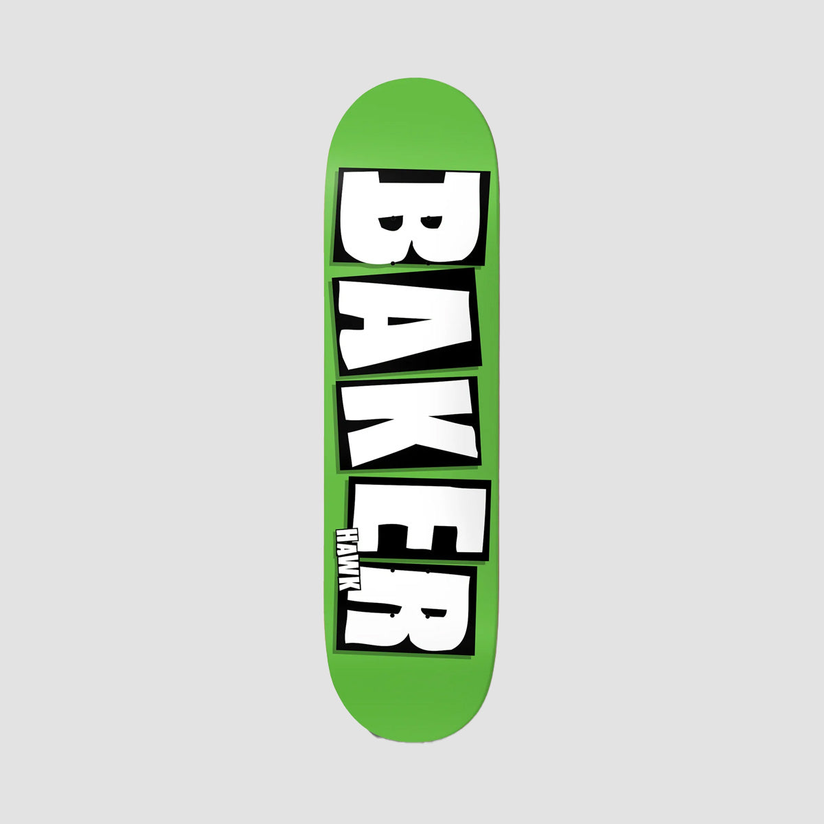 Baker Brand Name Riley Hawk  B Squared Skateboard Deck Neon Green - 8.5"