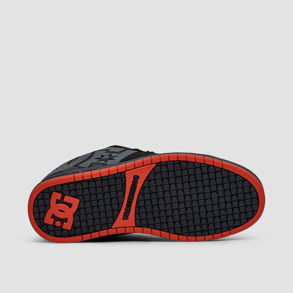 DC Court Graffik SQ Shoes - Black/Grey/Red