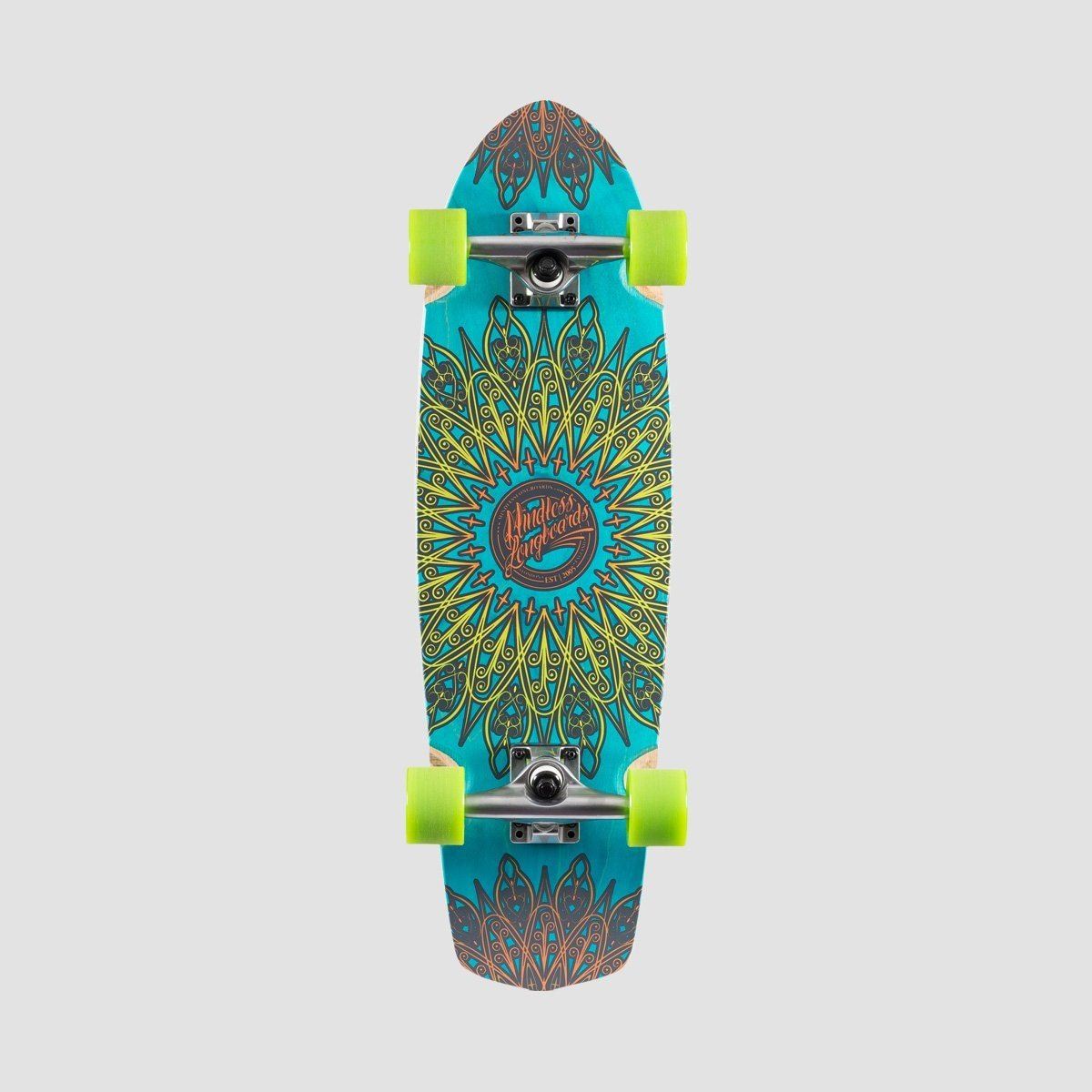 Mindless Mandala Cruiser Skateboard Blue - 28"