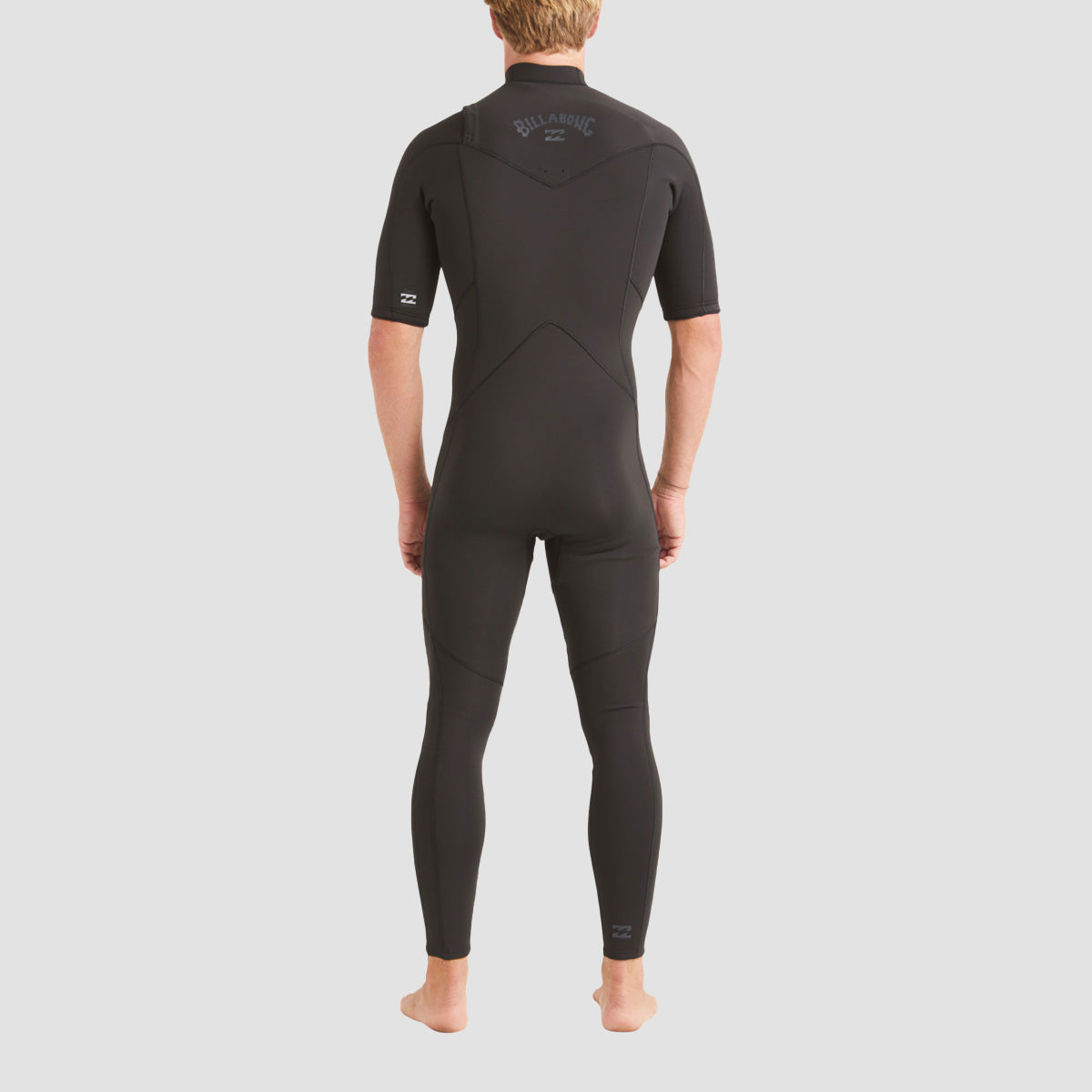 Billabong Absolute 2/2mm Chest Zip Short Sleeve Wetsuit Black