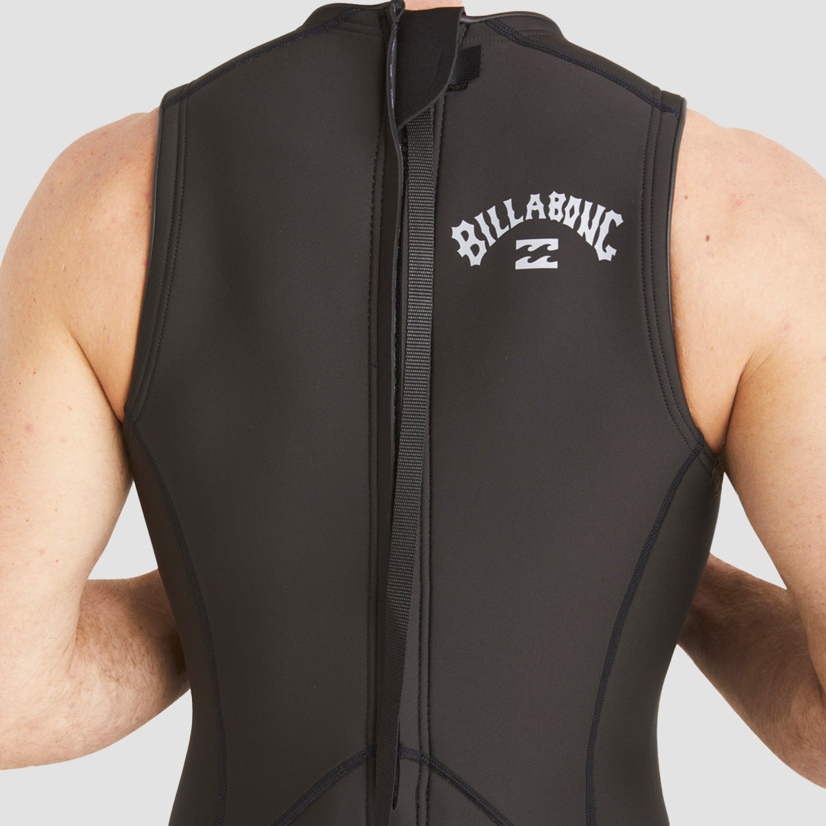 Billabong Absolute 2/2mm Short John Back Zip Wetsuit Black