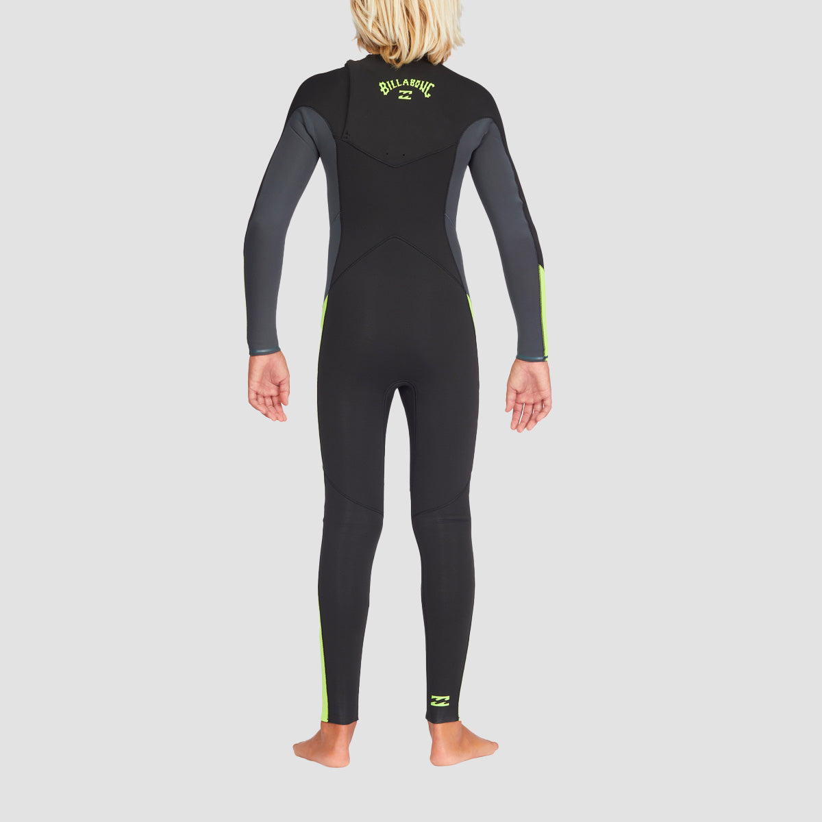 Billabong Absolute 4/3mm Chest Zip Wetsuit Stealth - Kids