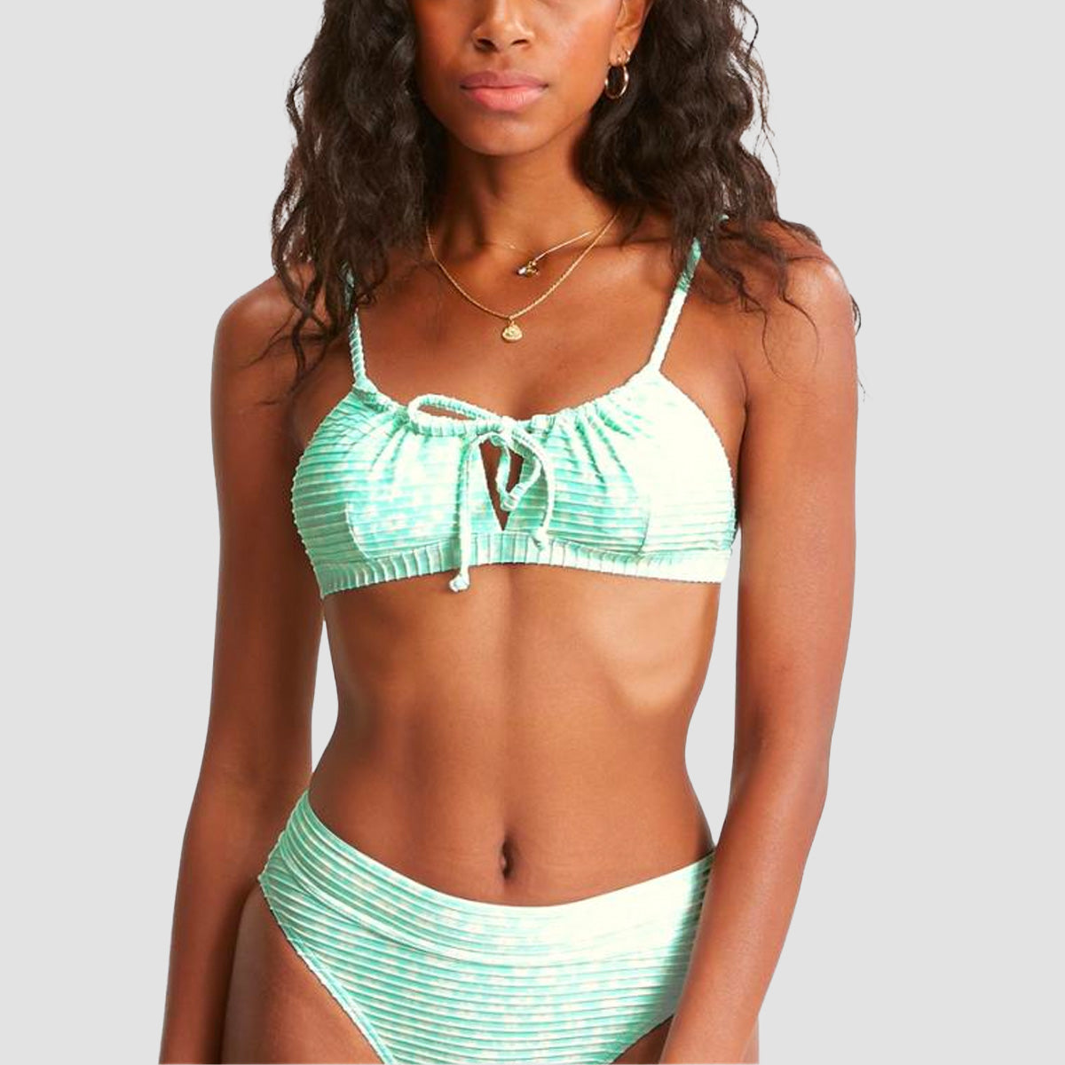 Billabong Crush On You Coco Bralette Bikini Top Mint To Be - Womens