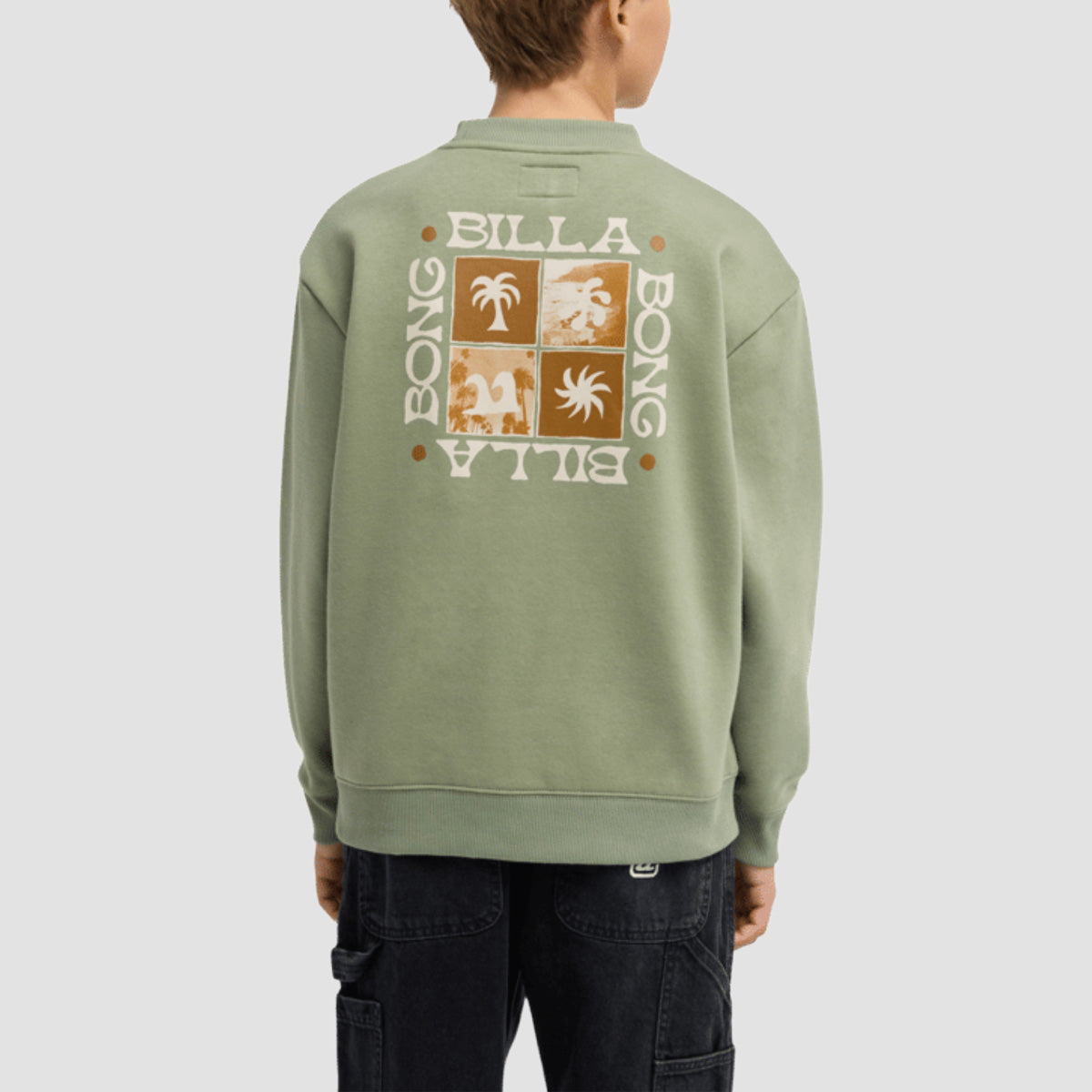 Billabong Foundation Crew Sweatshirt Sea Spray - Kids