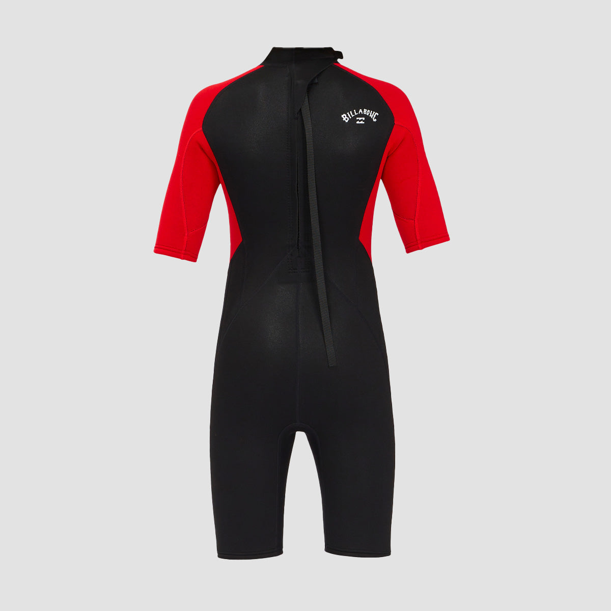 Billabong Intruder 2/2mm Back Zip Shorty Wetsuit Red - Kids