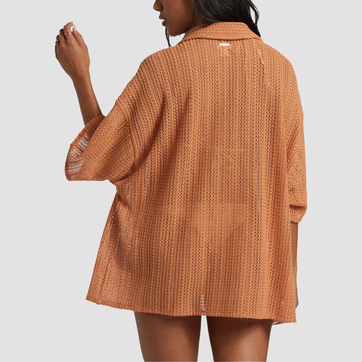 Billabong Largo Beach Shirt Dress Toffee - Womens