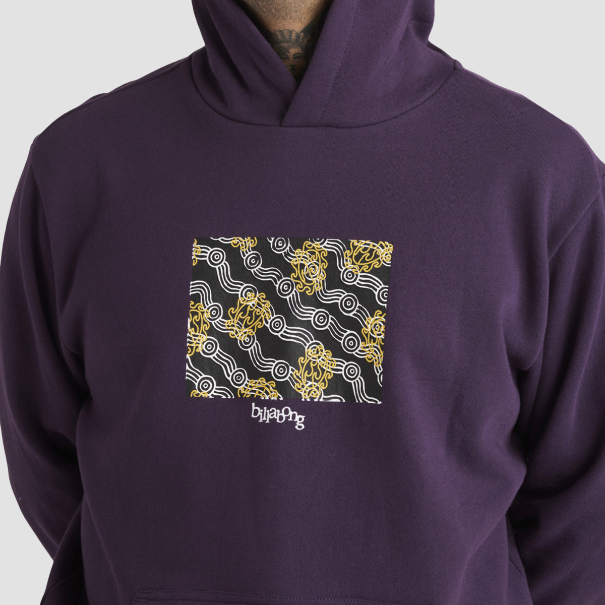 Billabong Otis Flow Pullover Hoodie Deep Purple