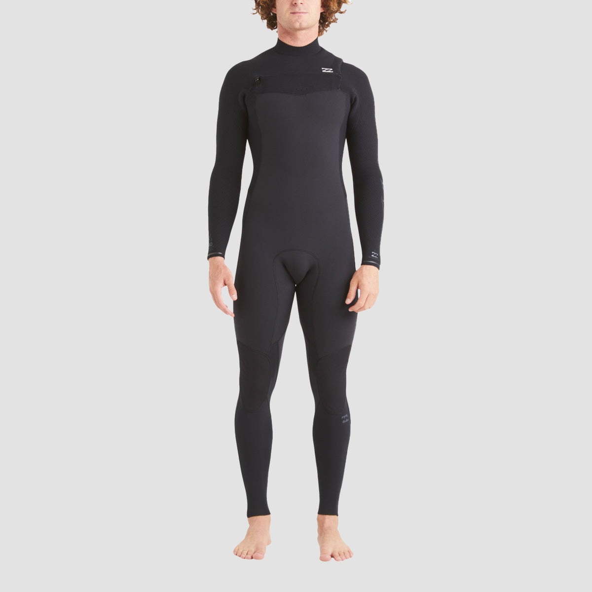 Billabong Revolution 4/3mm Chest Zip Wetsuit Black