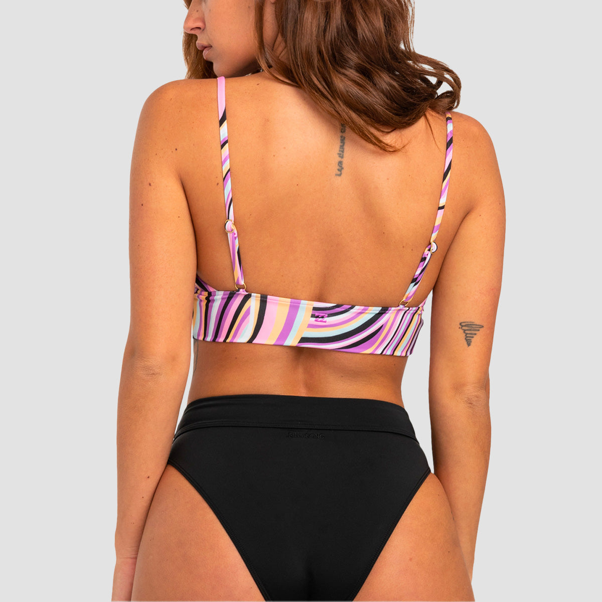 Billabong Sol Searcher V-Neck Cami Bikini Top Stripes - Womens