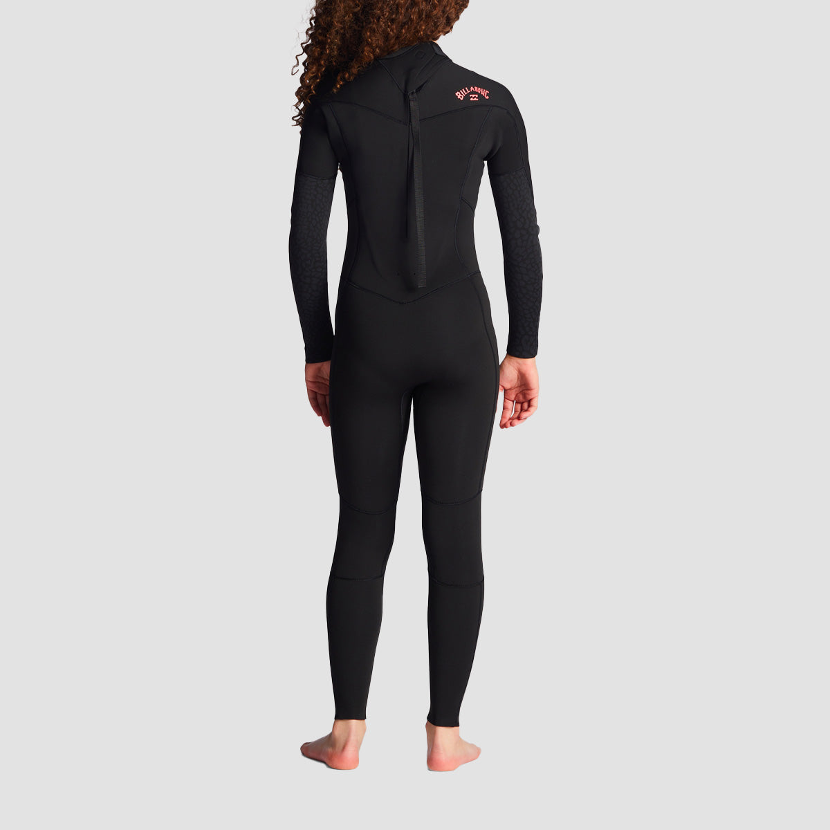 Billabong Synergy 3/2mm Back Zip Wetsuit Wild Black - Girls