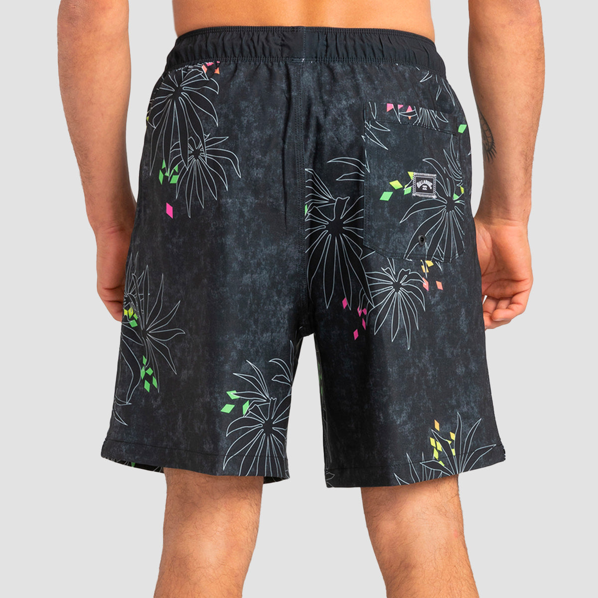 Billabong Wasted Times 18.5" Layback Boardshorts Stealth