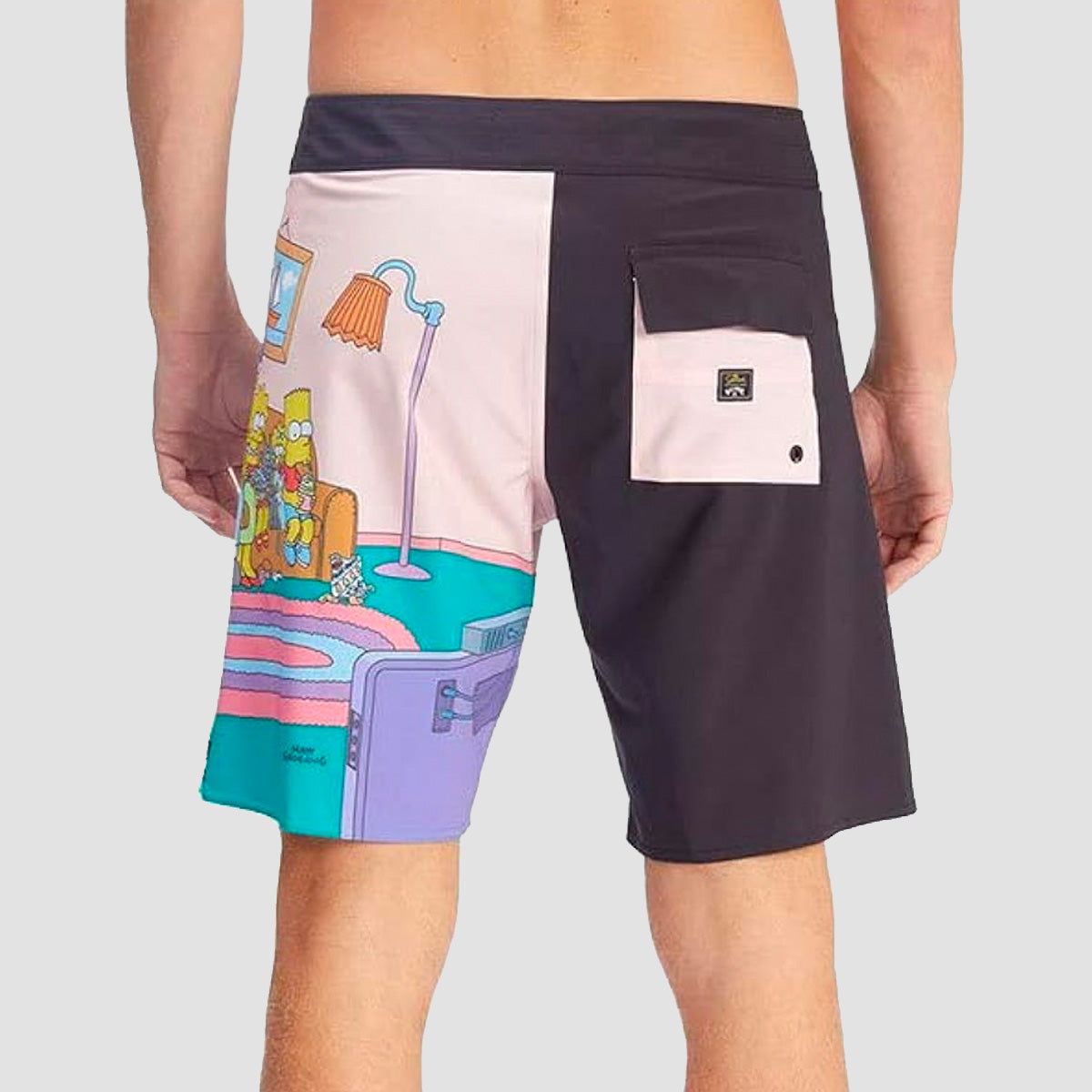 Billabong X Simpsons Family Couch 18.5" Boardshorts Black