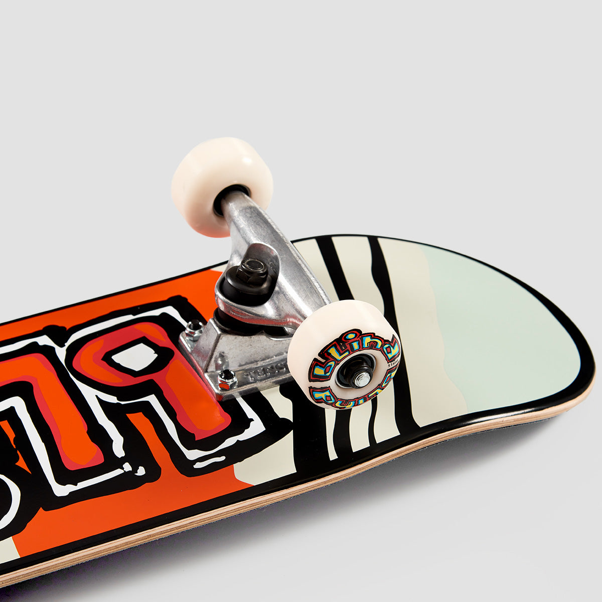 Blind Og Tiger Stripe FP Mini Skateboard Red/Orange - 7"