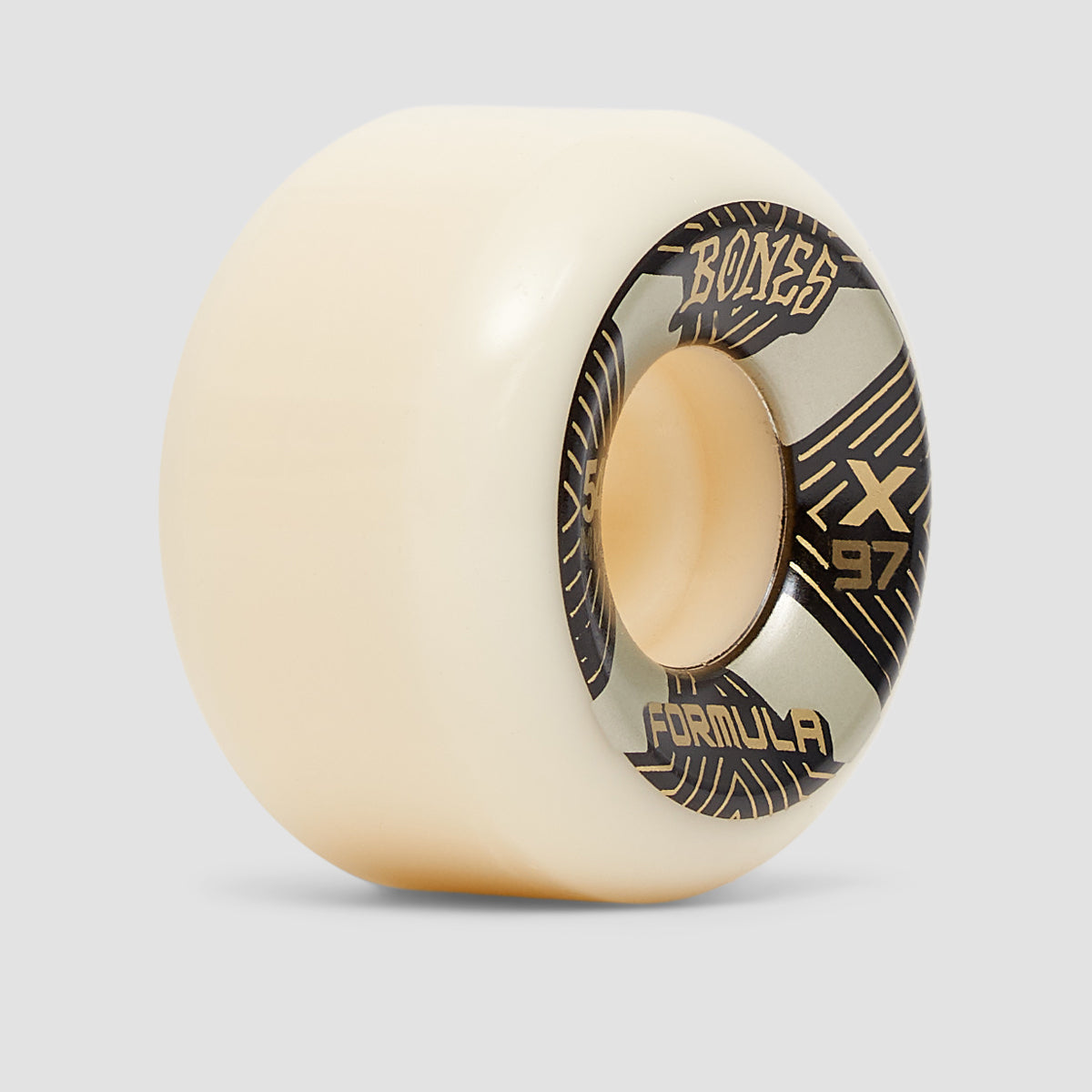 Bones X-Formula Xcell V6 X97A Wide-Cut Skateboard Wheels Natural 54mm