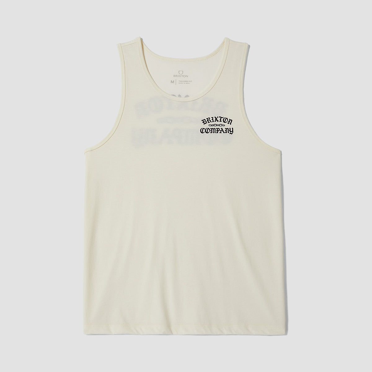 Brixton Chains Tank Top Vest Off White