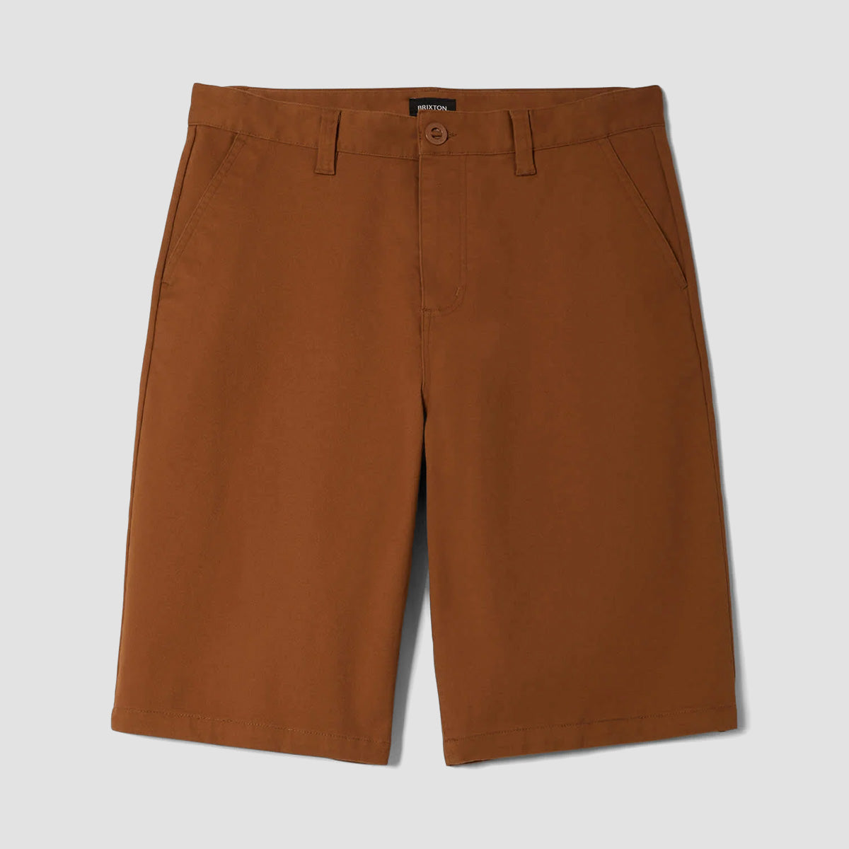 Brixton Choice Chino Baggy Shorts Washed Copper