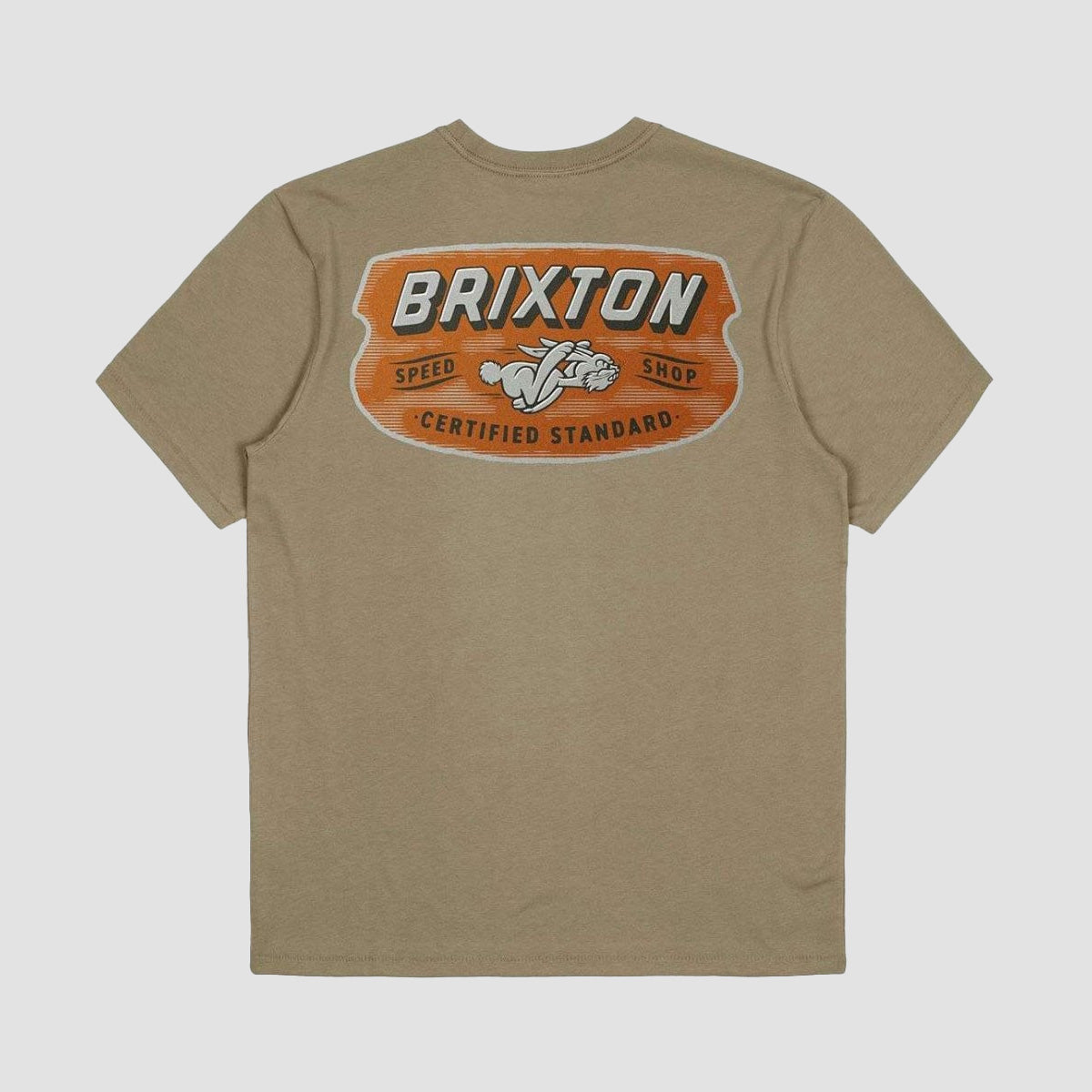 Brixton Clayburn Tailored T-Shirt Oatmeal