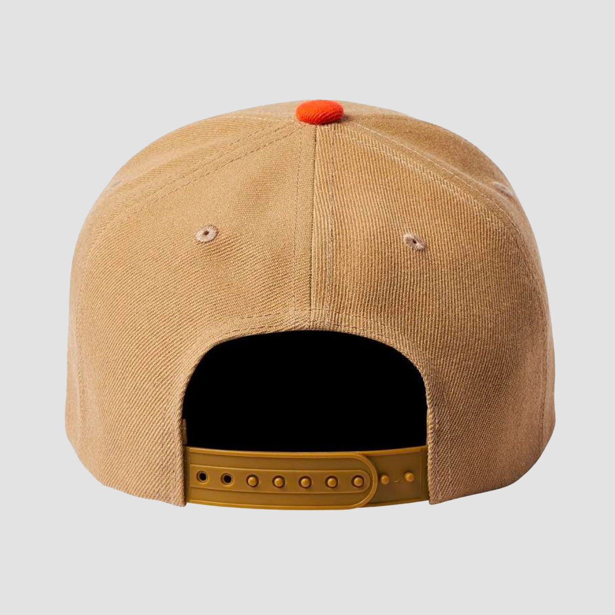 Brixton Crest C MP Snapback Cap Sand/Burnt Red