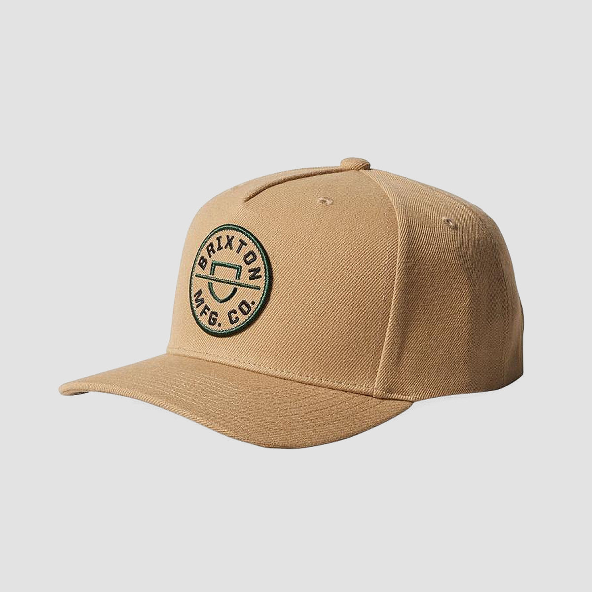 Brixton Crest C MP Snapback Cap Sand/Pine Needle