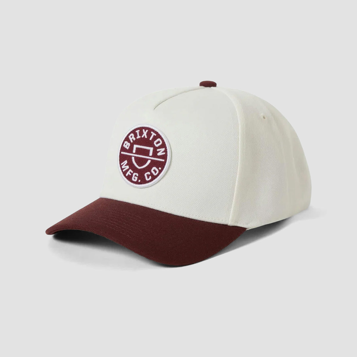 Brixton Crest Netplus MP Snapback Cap Port/Off White