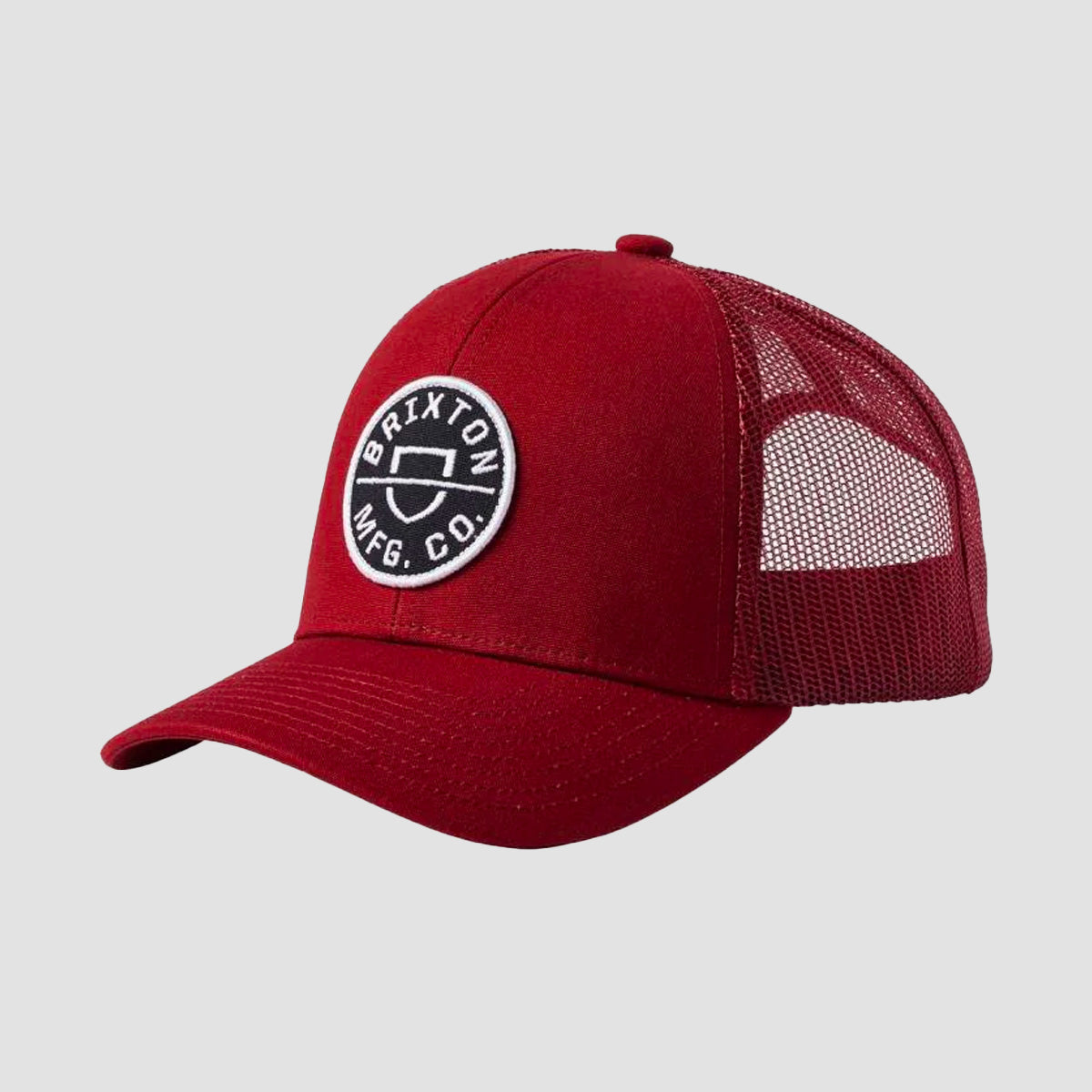 Brixton Crest X NetPlus MP Trucker Cap Burgundy/Burgundy