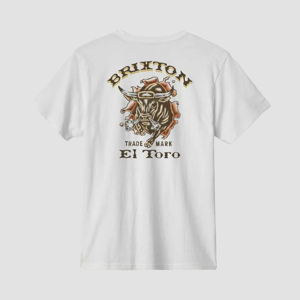Brixton El Toro Tailored T-Shirt White