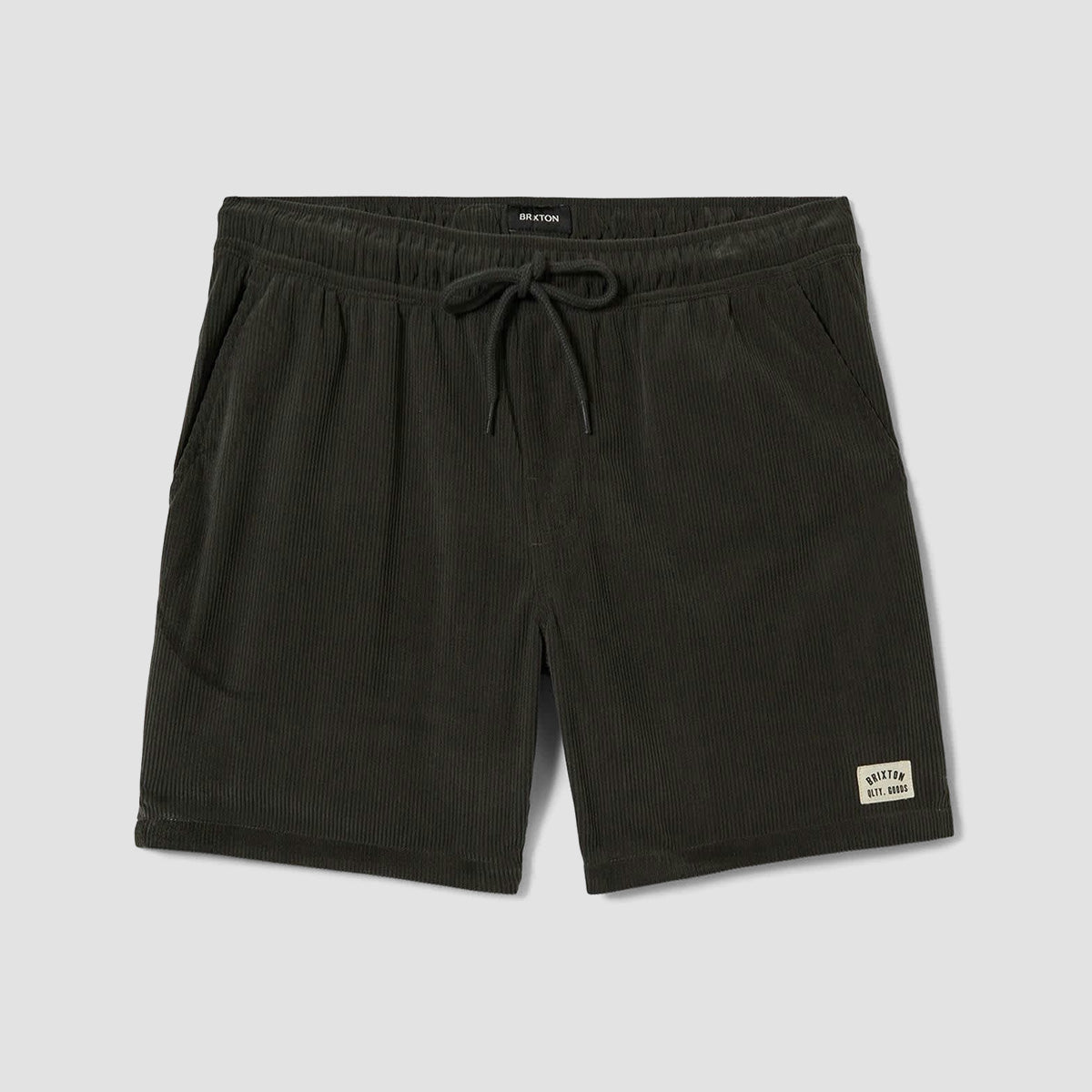 Brixton Everyday Corduroy Shorts Washed Black