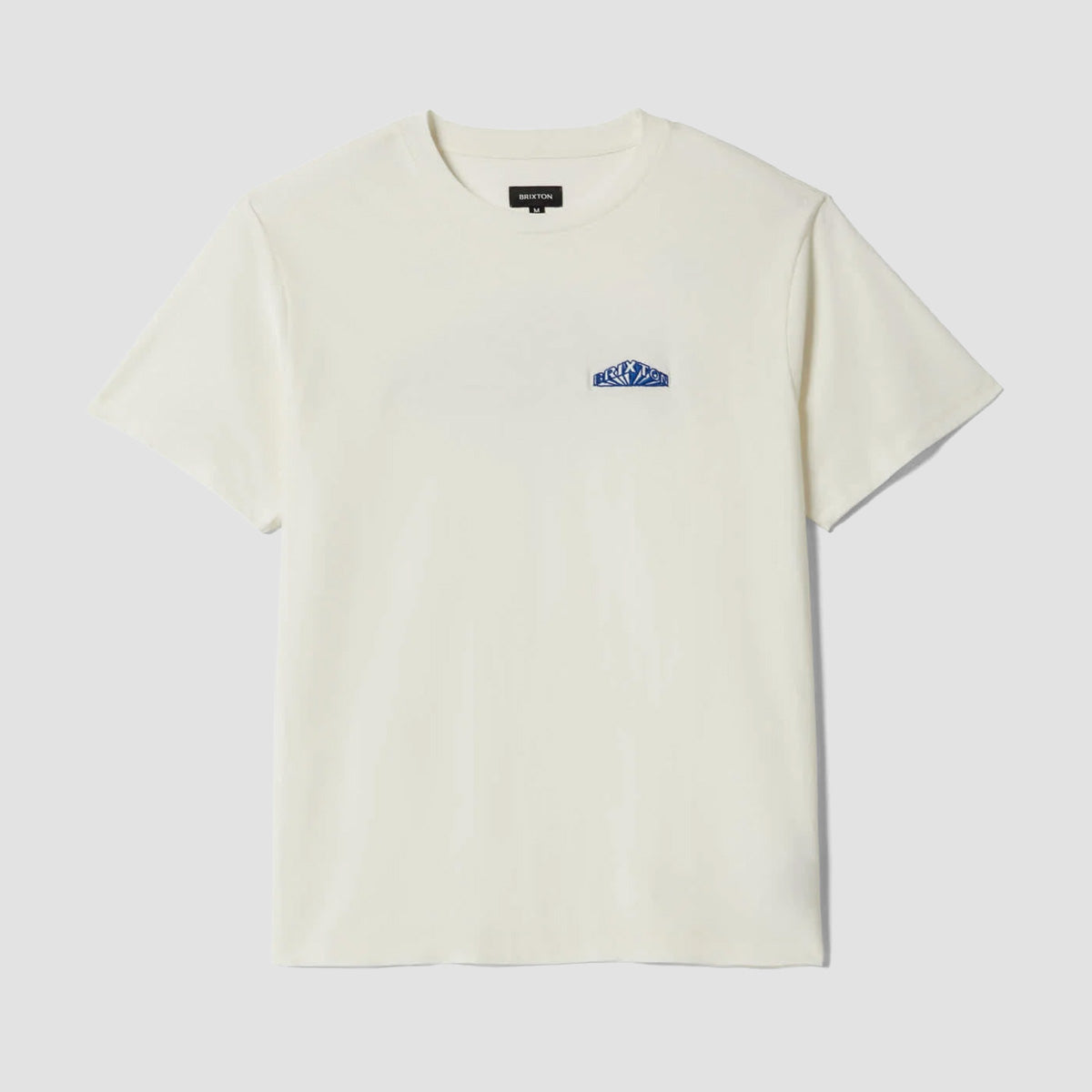Brixton Forman T-Shirt Off White Worn Wash