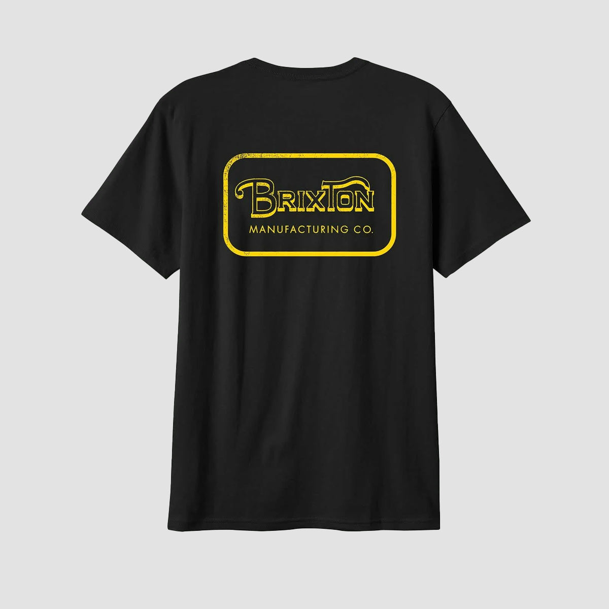 Brixton Grade T-Shirt Black/Dark Yellow