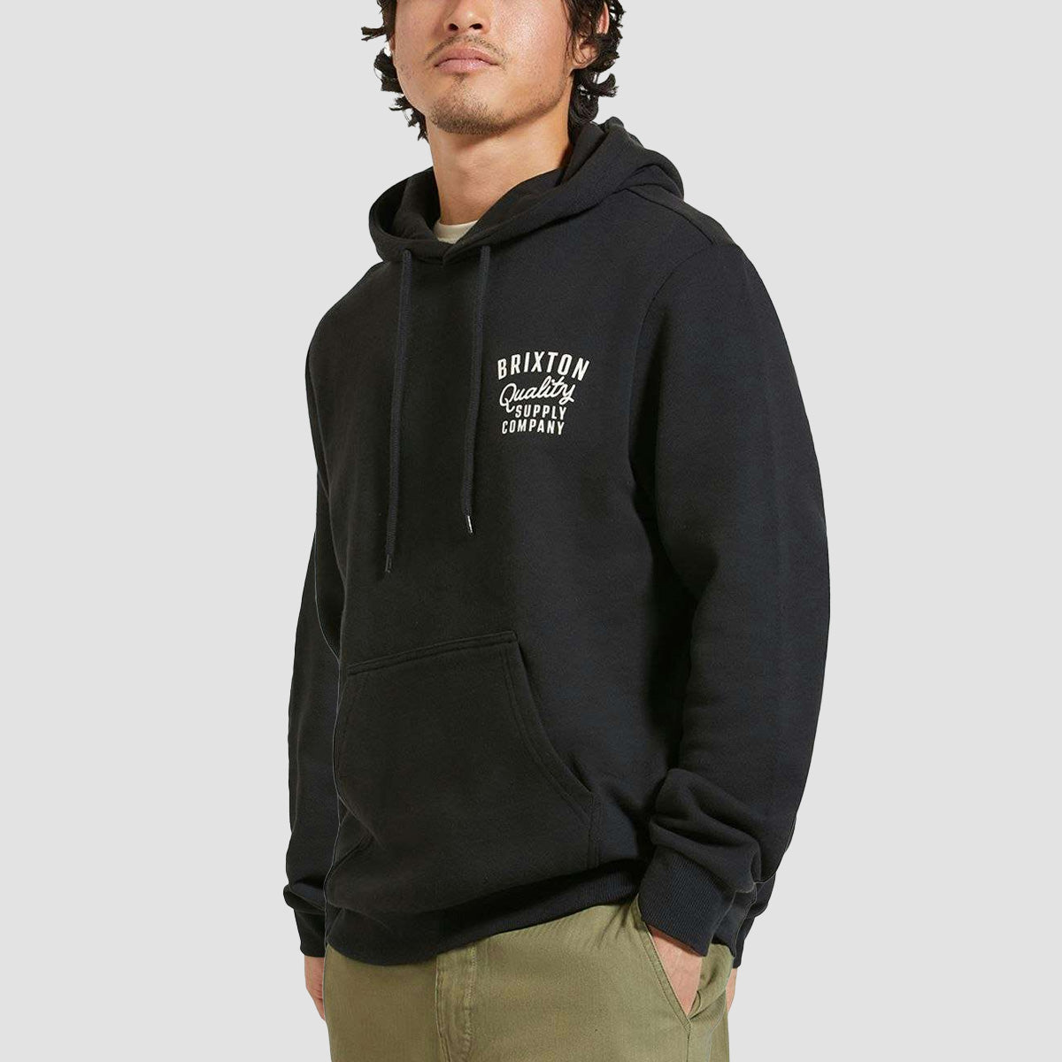 Brixton Hubal Pullover Hoodie Black