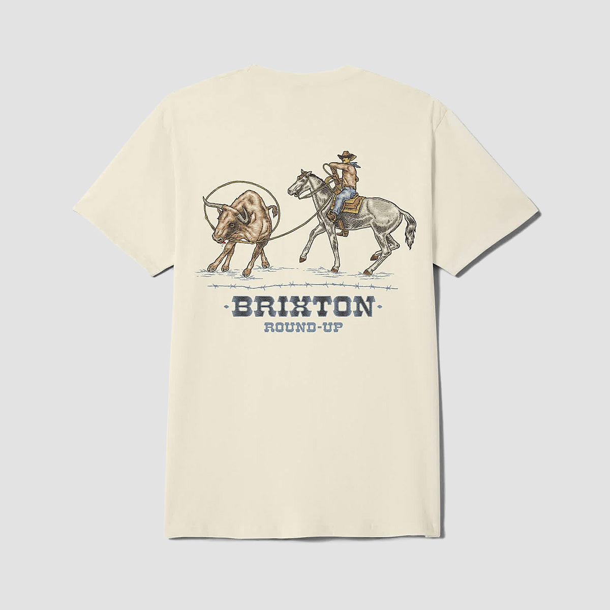 Brixton Hutchins T-Shirt Cream