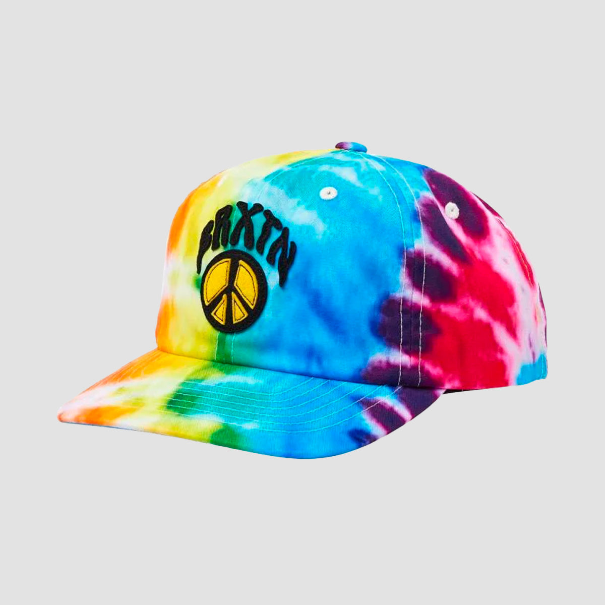 Brixton Peace Out MP Snapback Cap Acid Tie Dye