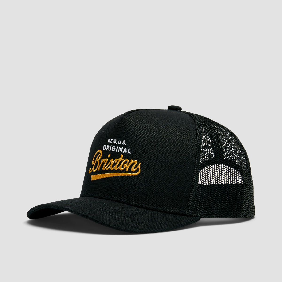 Brixton Postal C Netplus MP Trucker Cap Black/Black