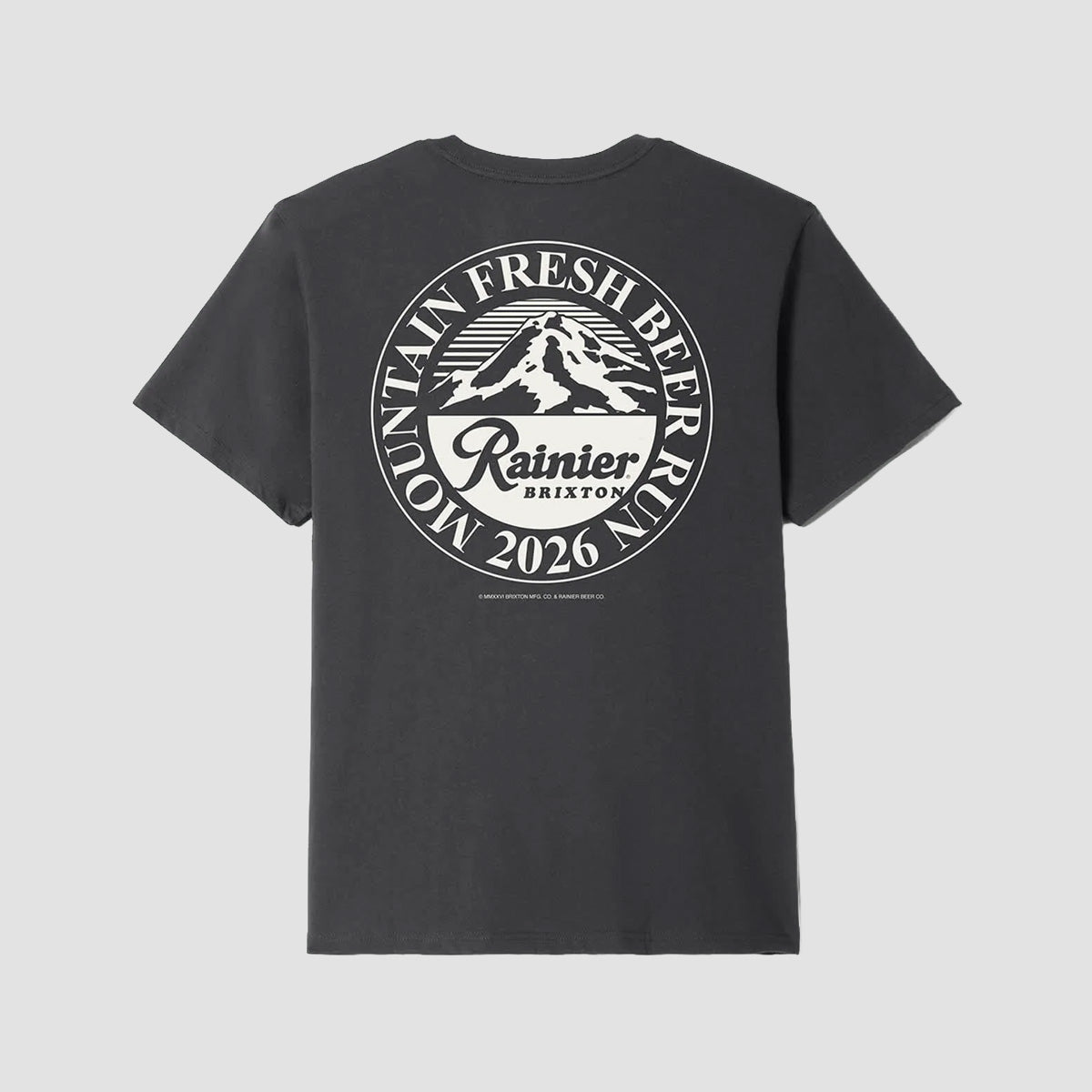 Brixton Rainier Beer Run T-Shirt Black