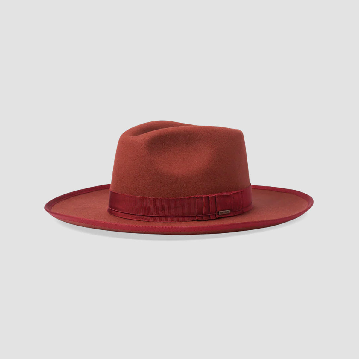 Brixton Reno Fedora Hat Burnt Henna