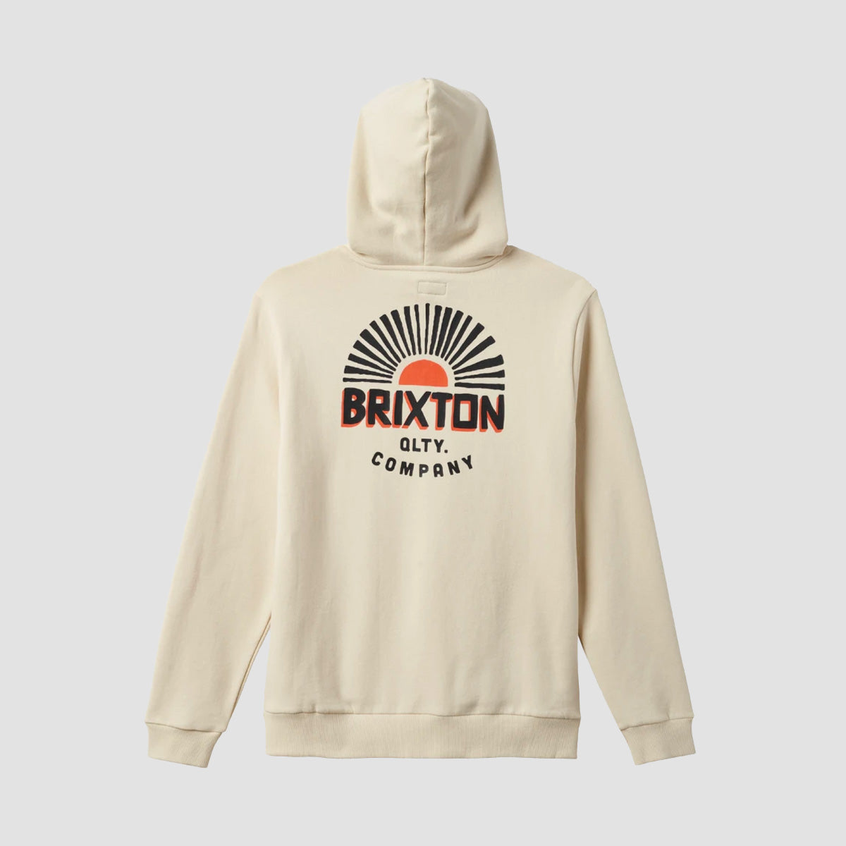 Brixton Rising Sun Pullover Hoodie Whitecap