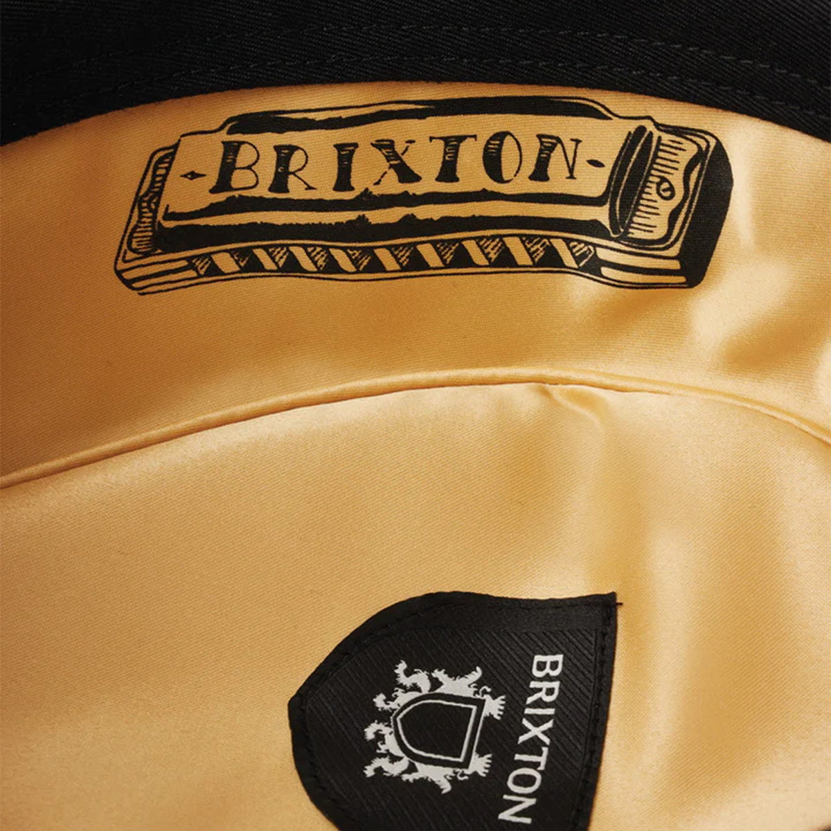 Brixton Stout Pork Pie Hat Black/Black