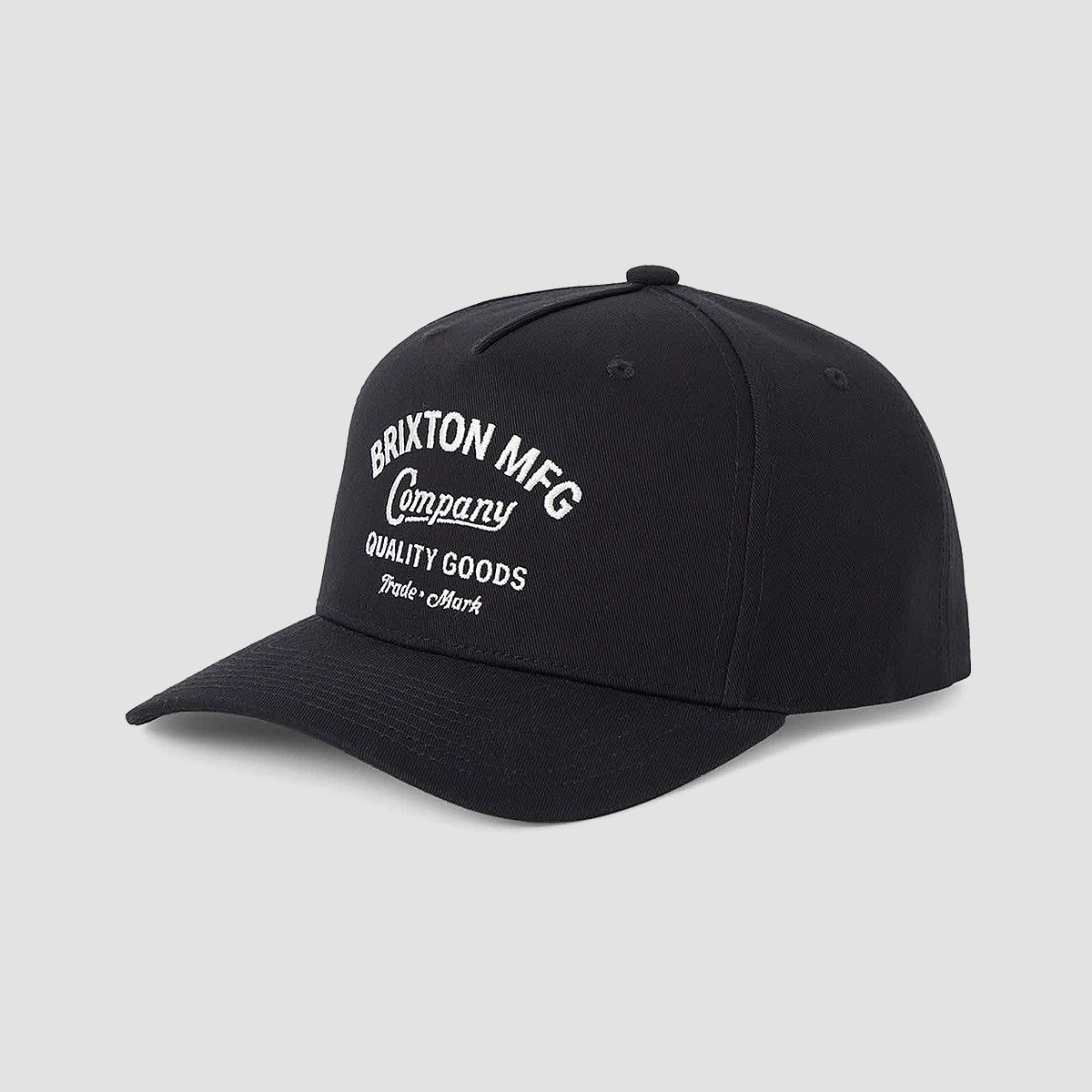 Brixton Stratton Snapback Cap Black