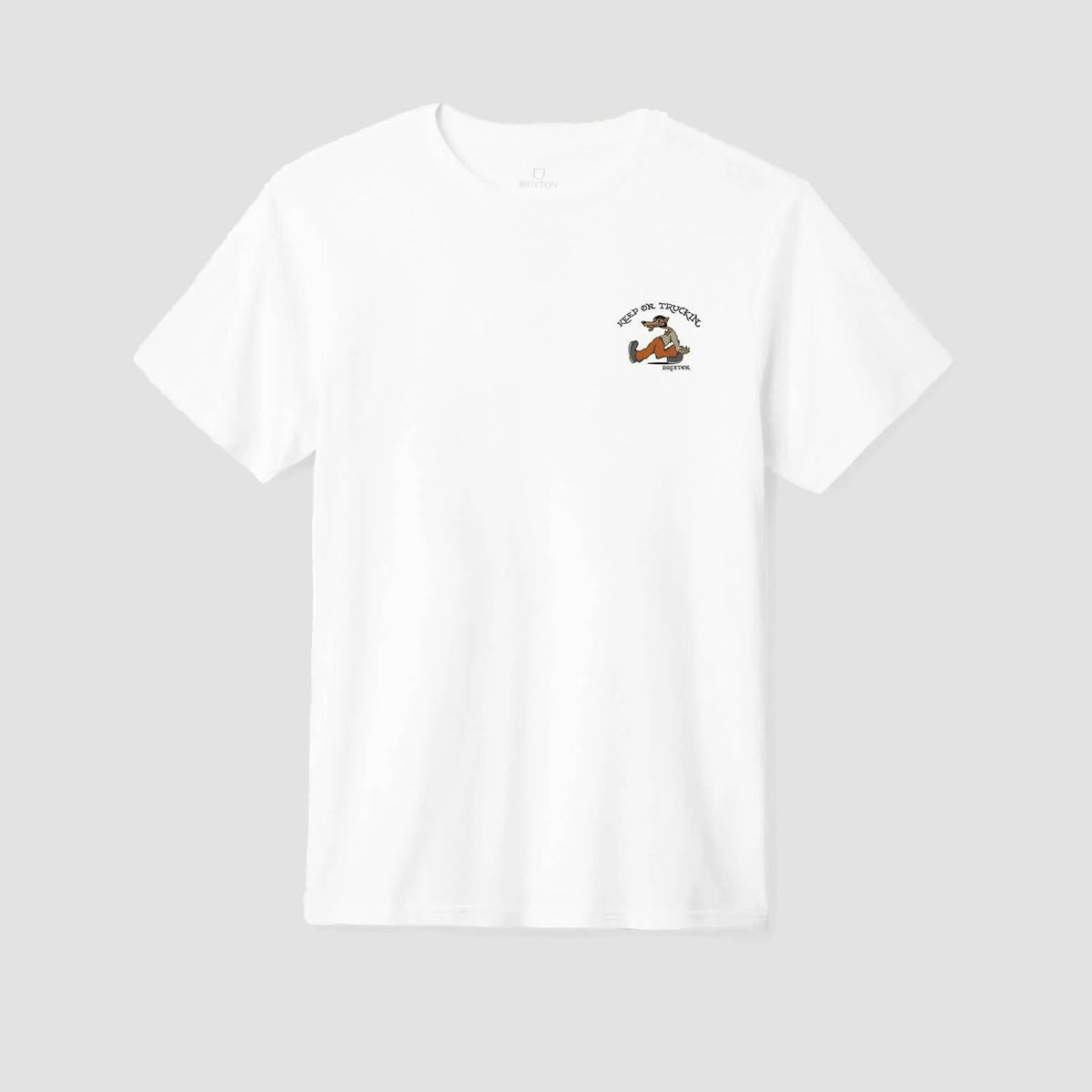 Brixton Stride Tailored T-Shirt White