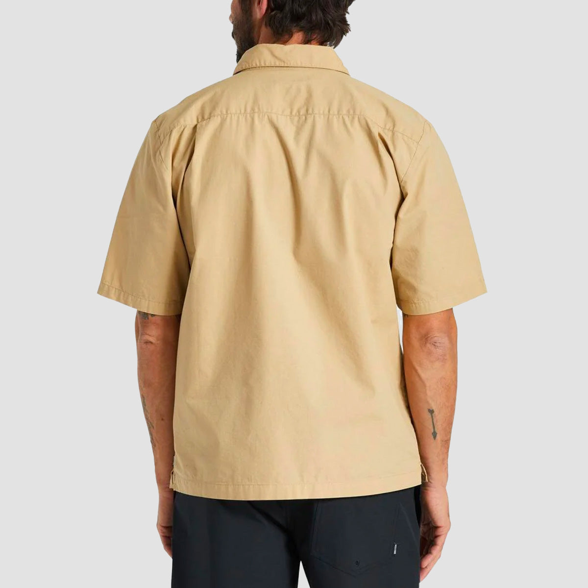 Brixton Surplus Short Sleeve Shirt Sand