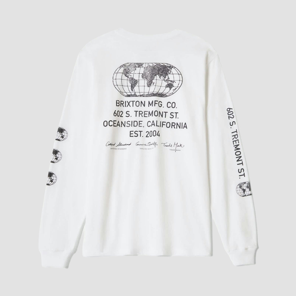 Brixton Union Longsleeve T-Shirt White