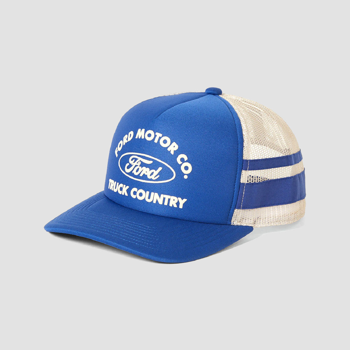 Brixton X Ford Built Tough MP Trucker Cap Ford Blue/Wimbleton White