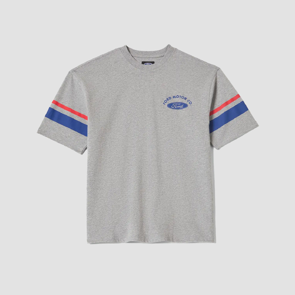 Brixton X Ford Truck Country Jersey T-Shirt Heather Grey