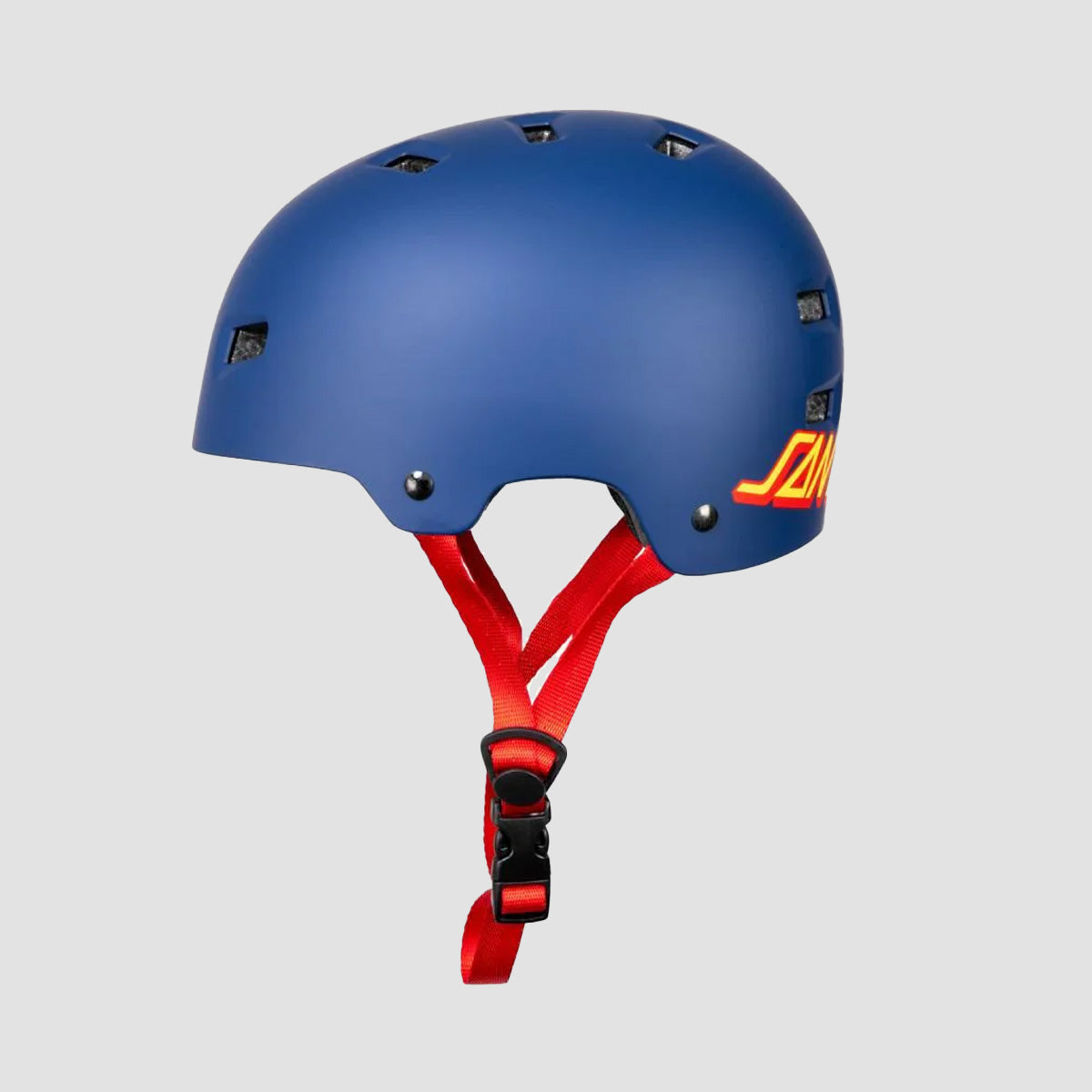 Bullet x Santa Cruz Helmet Strip Logo Helmet Matt Blue