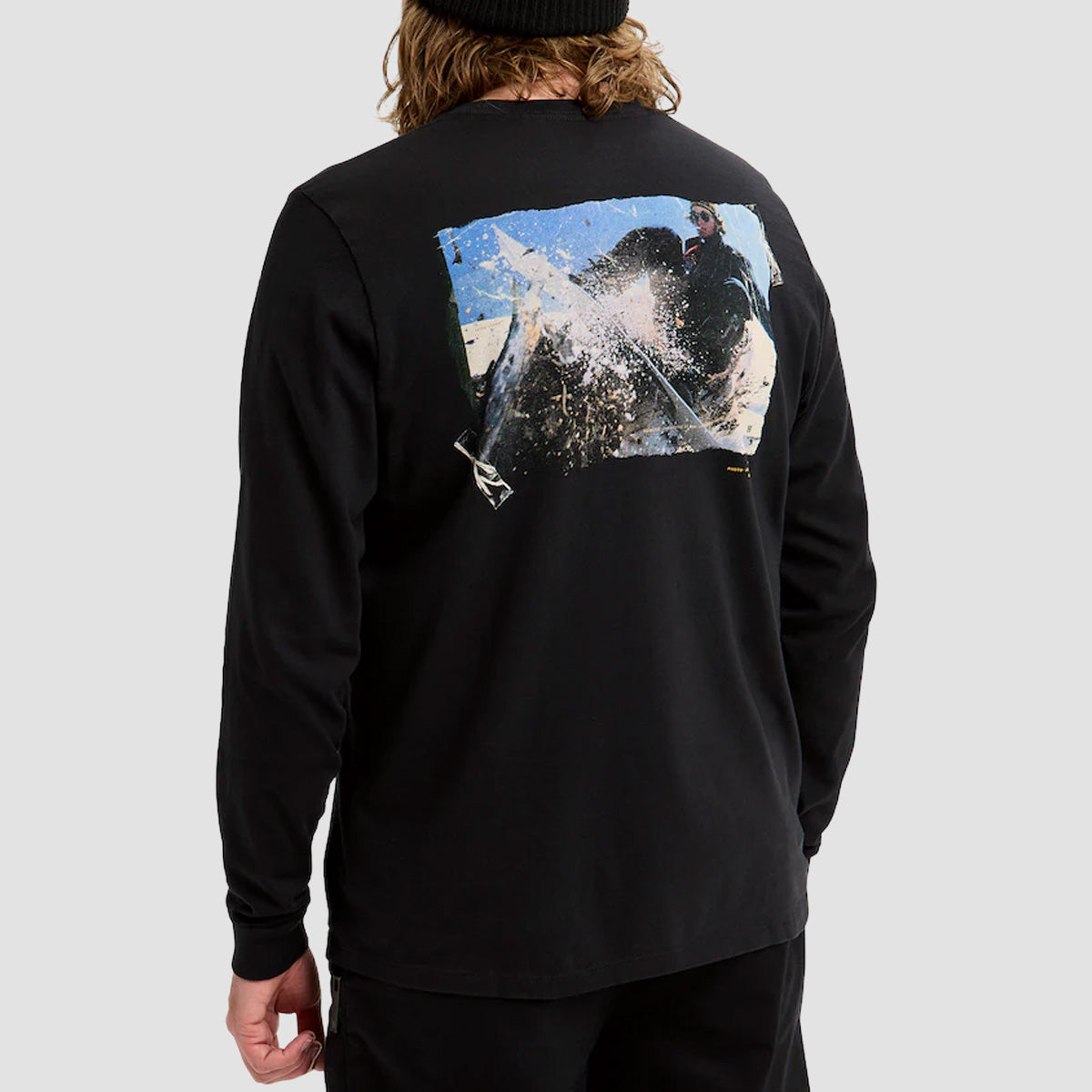 Burton Heavyweight Photo Longsleeve T-Shirt True Black