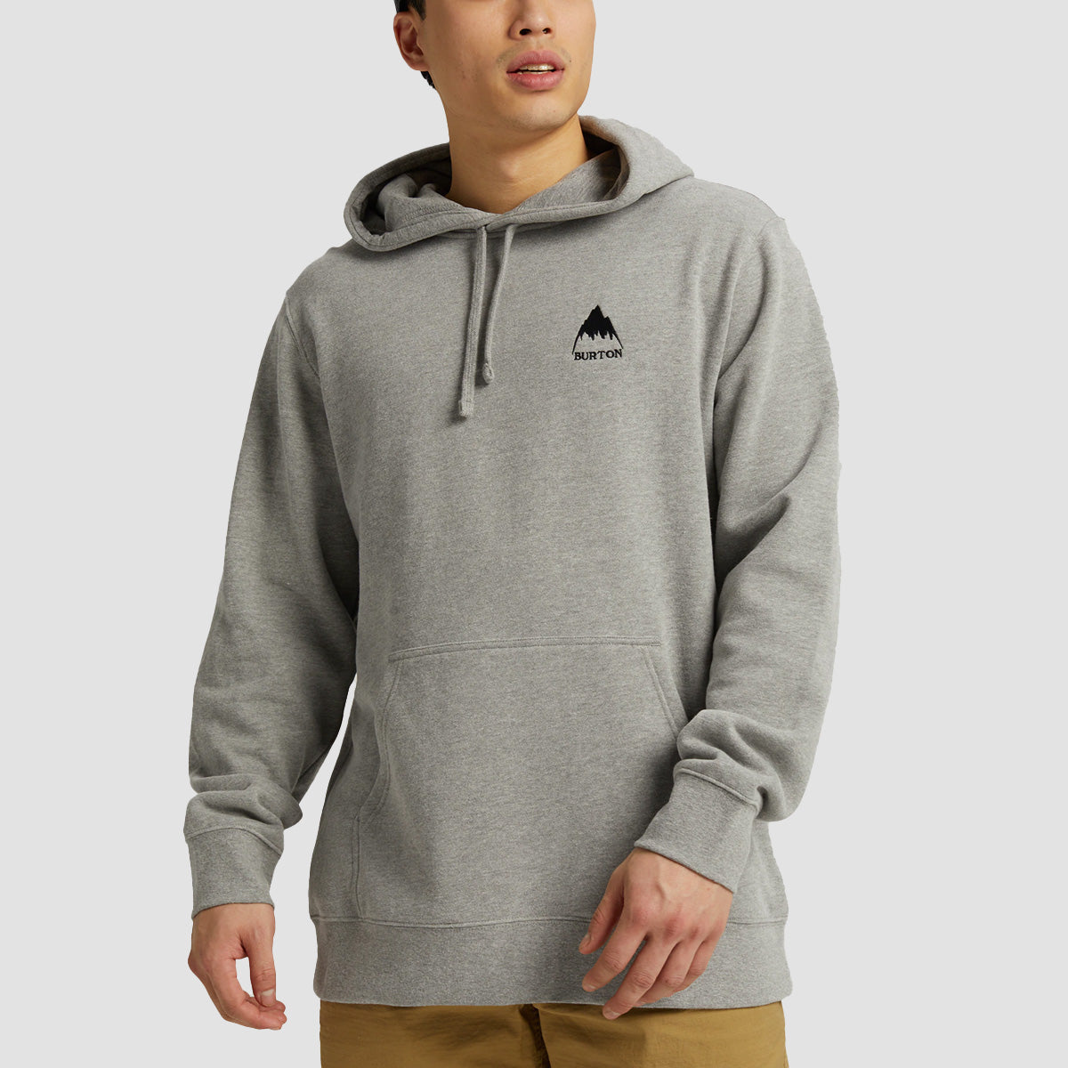 Burton grey hoodie sale