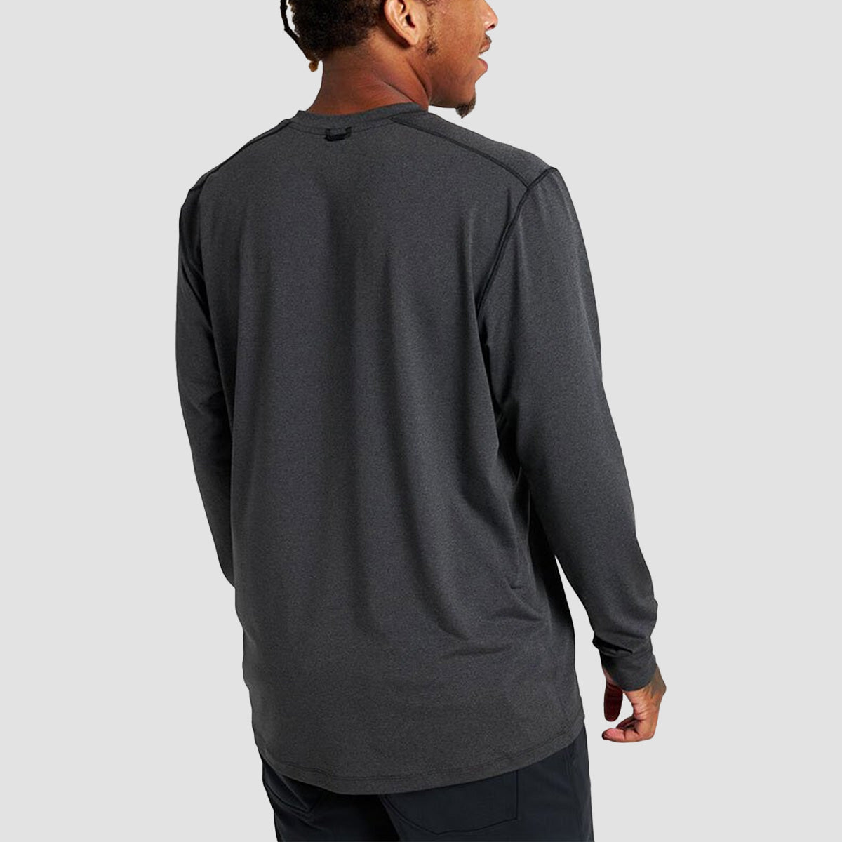 Burton Multipath Essential Tech Longsleeve Base Layer T-Shirt True Black Heather